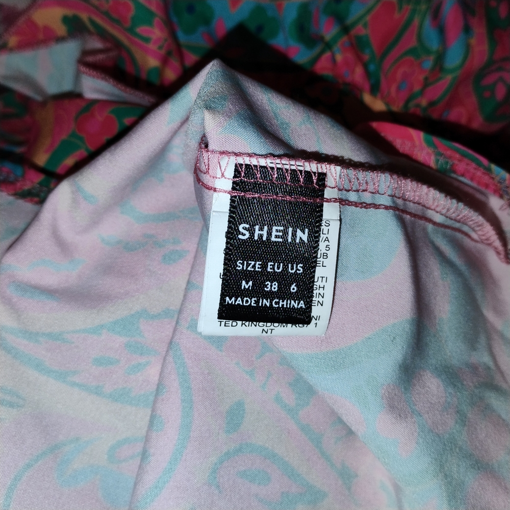 SHEIN Multicolor Paisley Ruffle Blouse - Picture 5 of 7